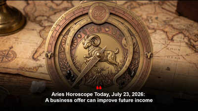 Aries Horoscope Today, July 23, 2026: A business offer can improve future income