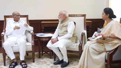 Sharad Pawar meets PM Narendra Modi, conveys protesters’ demands: NCP (SP)