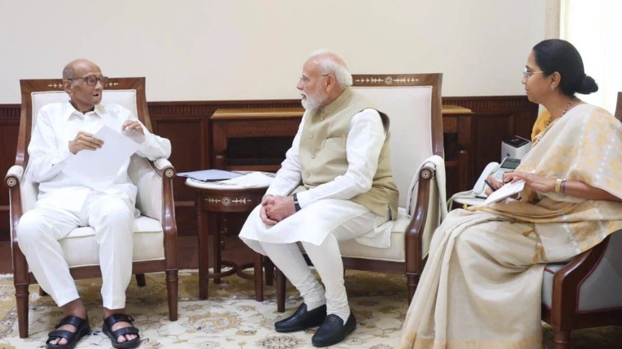 Sharad Pawar meets PM Narendra Modi, conveys protesters’ demands: NCP (SP)