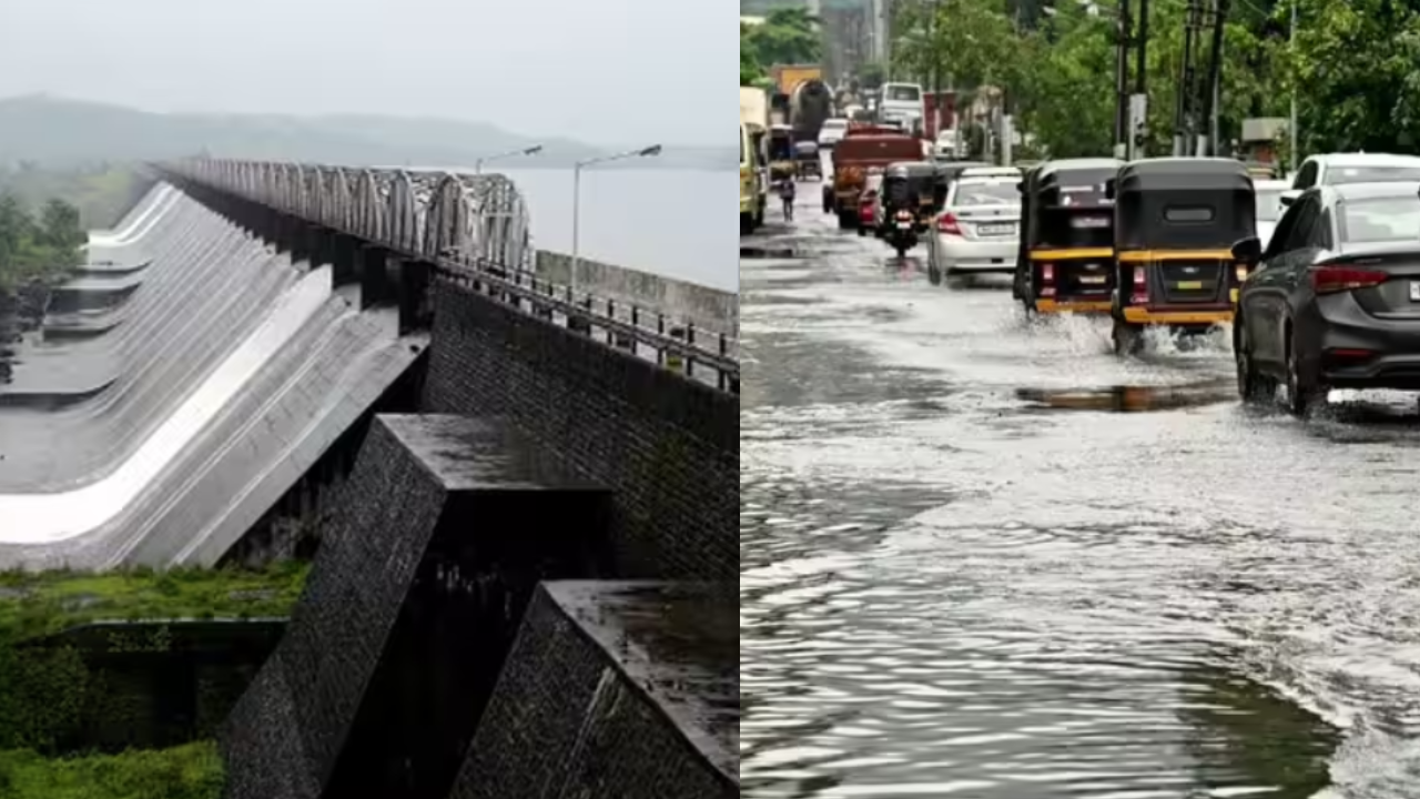 मुंबई में नारंगी चेतावनी बनी रही, तांसा जलाशय ओवरफ़्लो, जल भंडार 62% पर