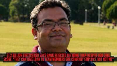 $1.2 billion fintech CEO says bank rejected his home loan despite 800 CIBIL score: "They can give loan to team members our company employs, but not me"