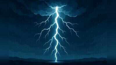 Man, son killed by lightning 150 metres from home in Jharkhand’s Palamu district