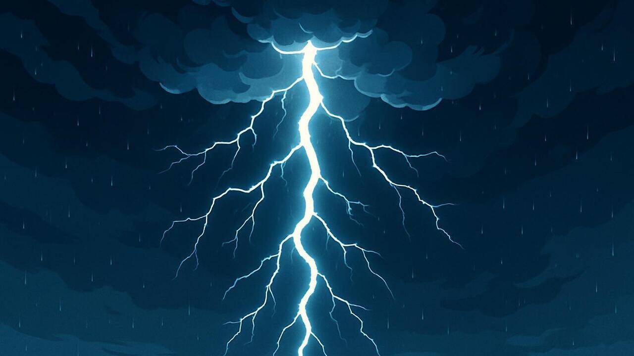 Man, son killed by lightning 150 metres from home in Jharkhand’s Palamu district
