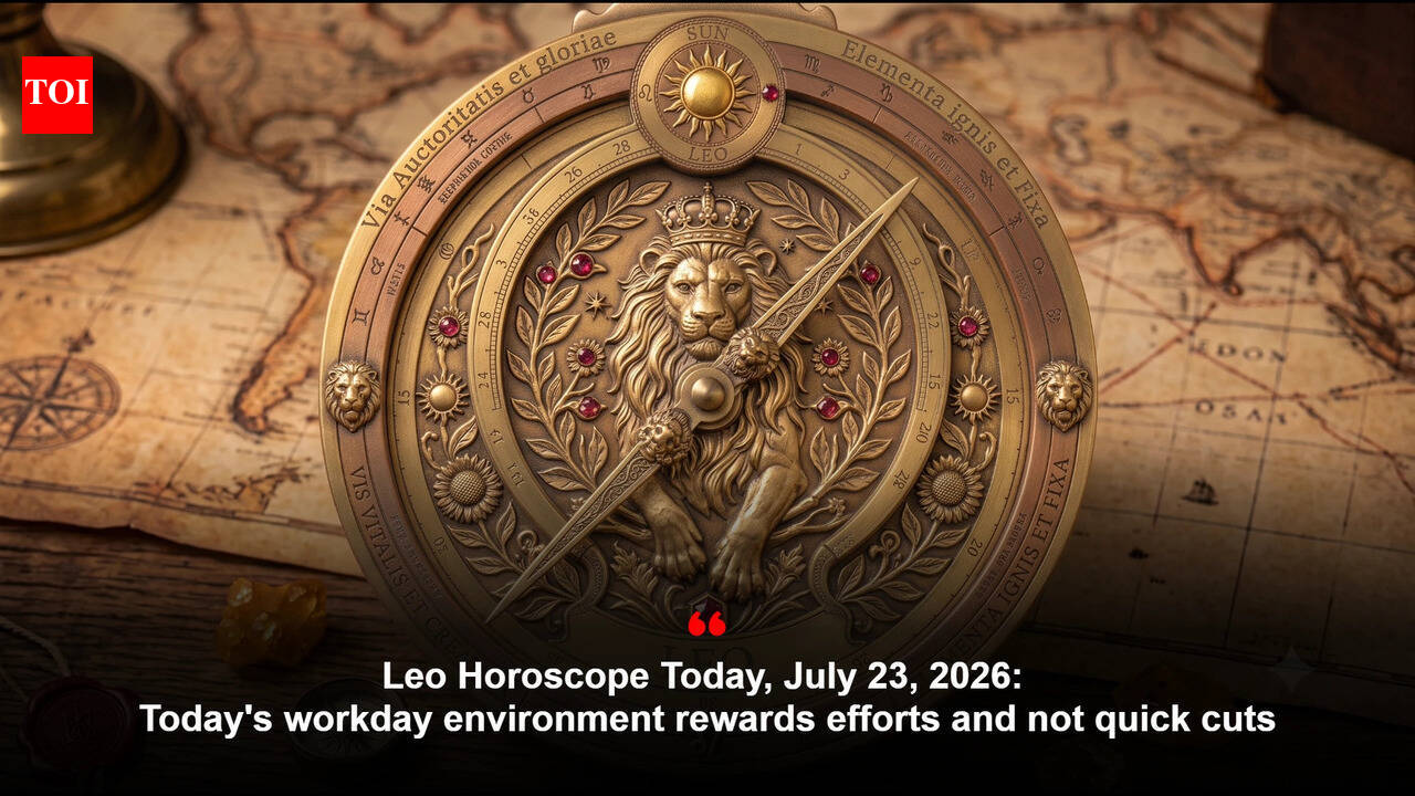 Leo Horoscope Today, July 23, 2026: Today's workday environment rewards efforts and not quick cuts