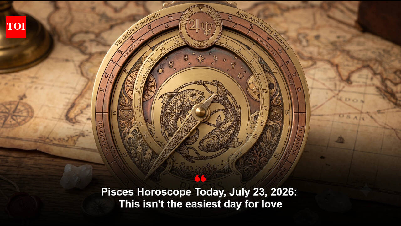 Pisces Horoscope Today, July 23, 2026: This isn't the easiest day for love
