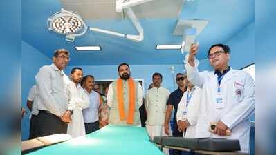 Samrat unveils health facilities at Patna City hospital