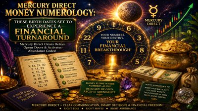 Mercury Direct Money Numerology: These Birth Dates Set to Experience a Financial Turnaround