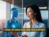Think before you type: 5 things you should never share with AI chatbots