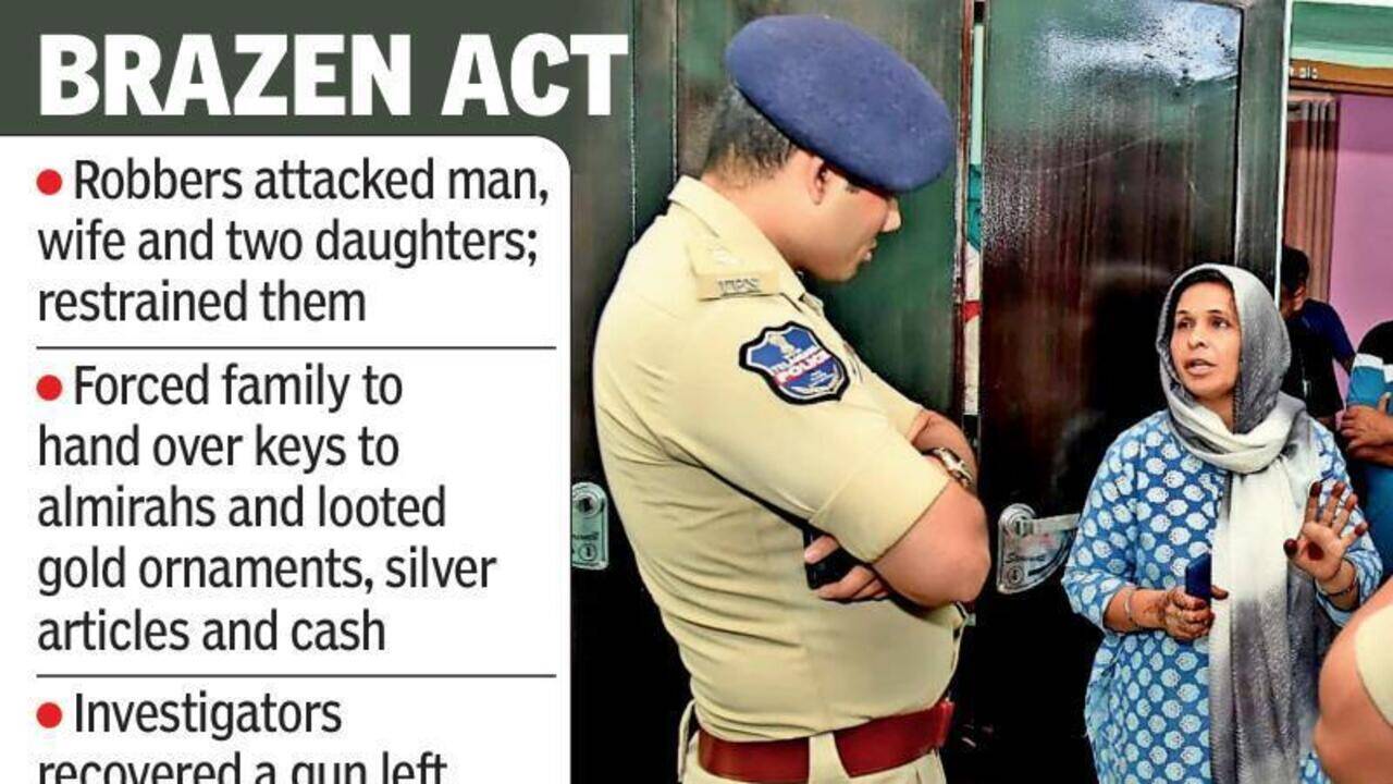 Masked ‘dacoits’ strike K’nagar home, escape with gold & cash