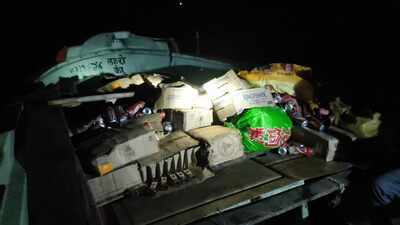 Liquor smuggled through boats seized in Mahisagar