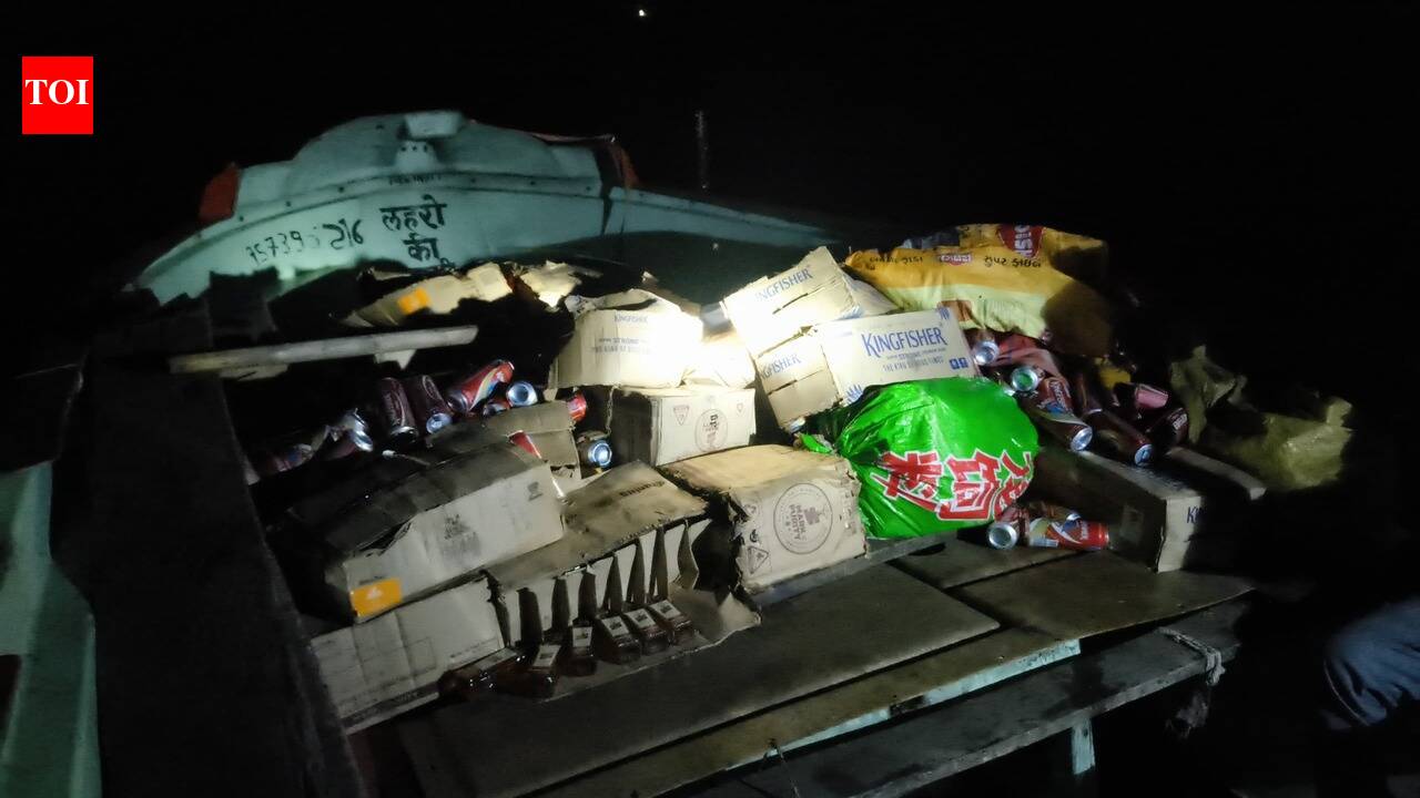 Liquor smuggled through boats seized in Mahisagar
