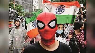 Over 2,000 gather at Shivaji Park, detentions lead to standoff with cops