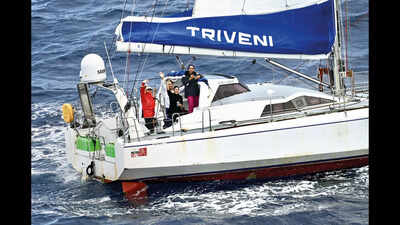 Around the World in 314 days: Tri-Service Women Sail Triveni Home