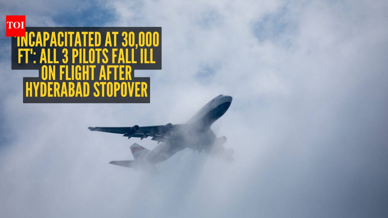 Airline launches investigation after all 3 pilots fall ill on Hyderabad to London flight - one undergoes a 12-hour operation