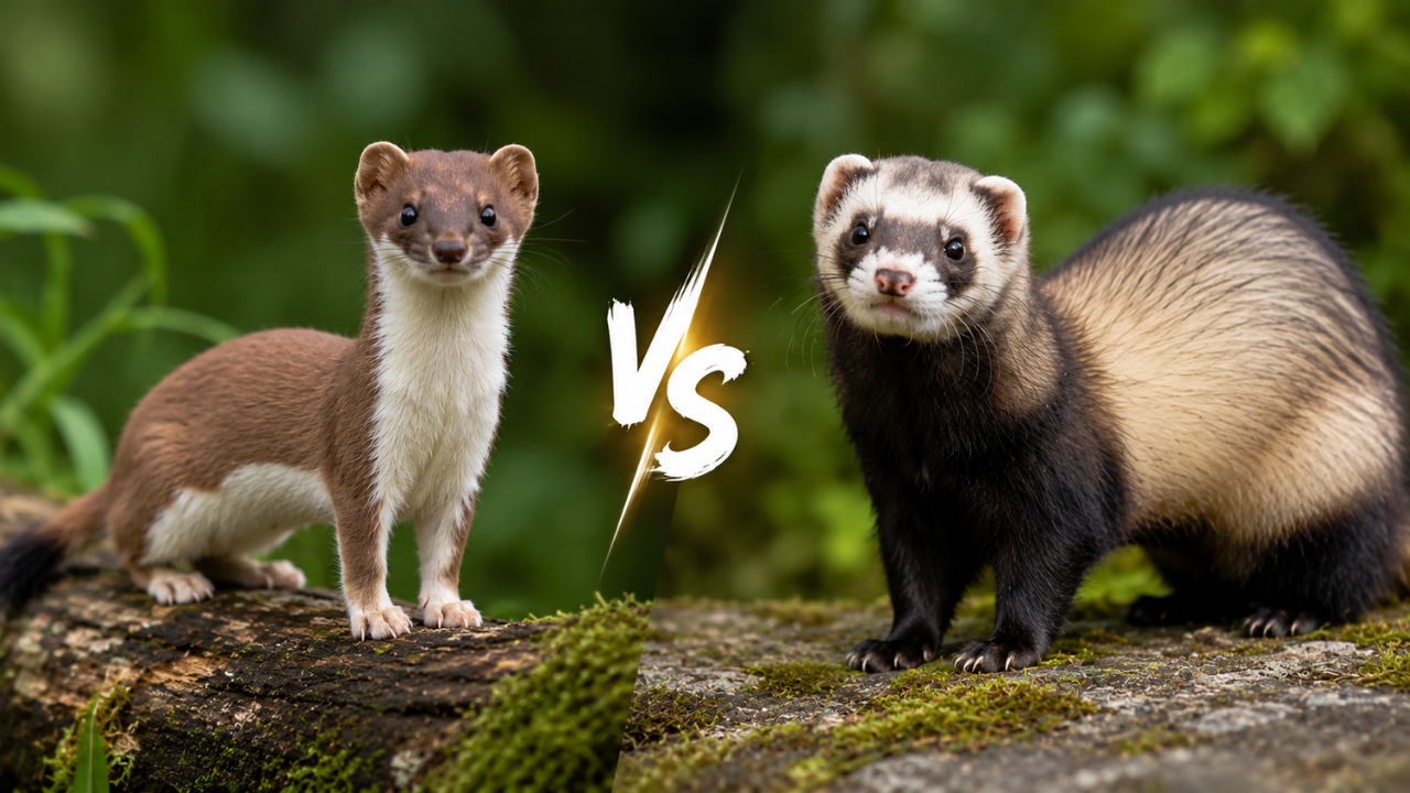 Weasel vs ferret: The key differences between two similar-looking members of the mustelid family