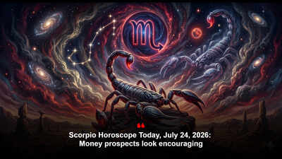 Scorpio Horoscope Today, July 24, 2026: Money prospects look encouraging