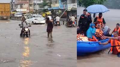 Heavy rain disrupts trains, triggers floods and rescues in Gujarat, Maharashtra