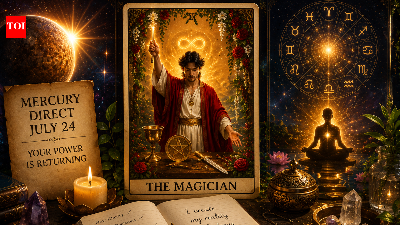 Mercury Direct July 24: Why the Magician Card Signals Your Power Is Returning