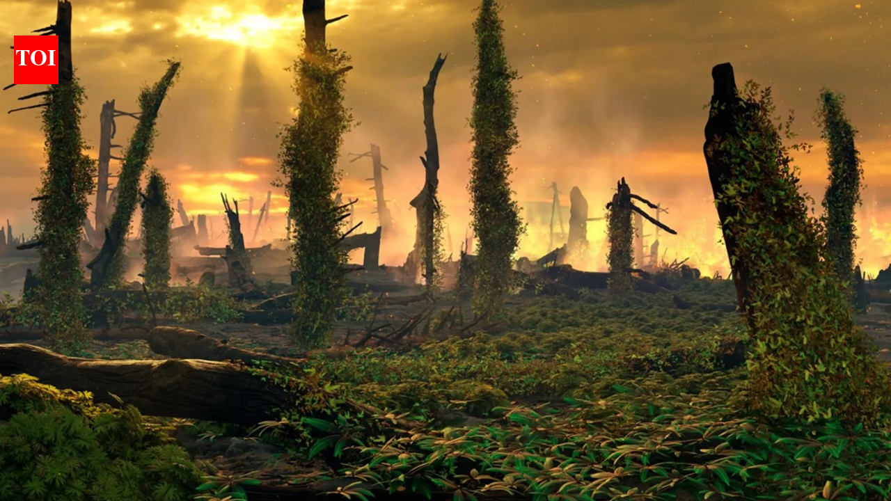 Europe’s 201-million-year-old wildfire crisis left a dark signature in rocks, and ferns may have kept the end-Triassic inferno burning