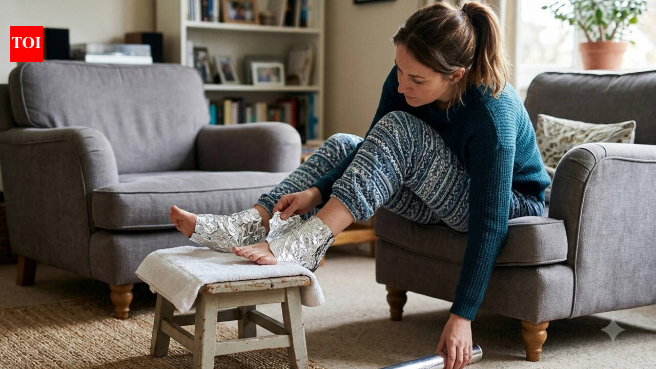 People are wrapping their feet with aluminium foil: Does it really help with the cold? Expert reacts