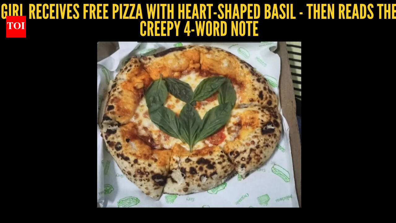 'Next time, wave back': Girl gets free pizza from stranger, but the creepy note leaves her terrified