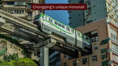 There’s a train in China that runs through a residential building apartment and it is one of the world's most incredible travel experiences