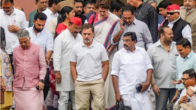 INDIA bloc MPs huddle at Rahul Gandhi's house amid NEET standoff with govt — top developments