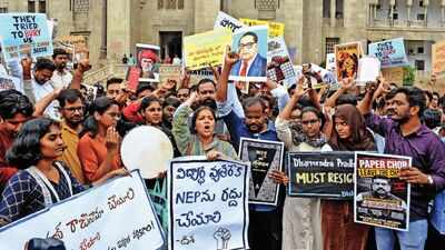 NEET fury grips Hyderabad; students demand justice, parties trade blows