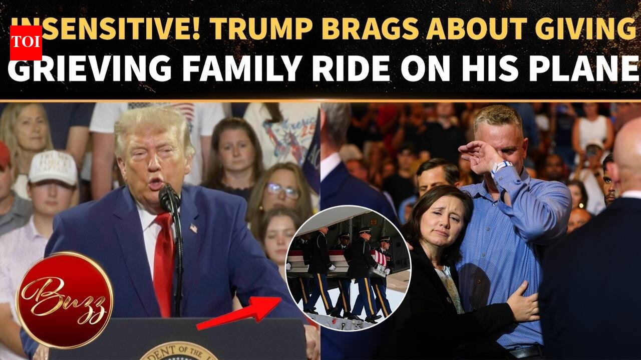 Trump BOASTS Of Air Force One Ride With Parents Of U.S. Soldier Killed In Iran War