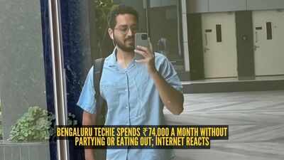 Bengaluru techie spends ₹74,000 a month without partying or eating out; internet reacts