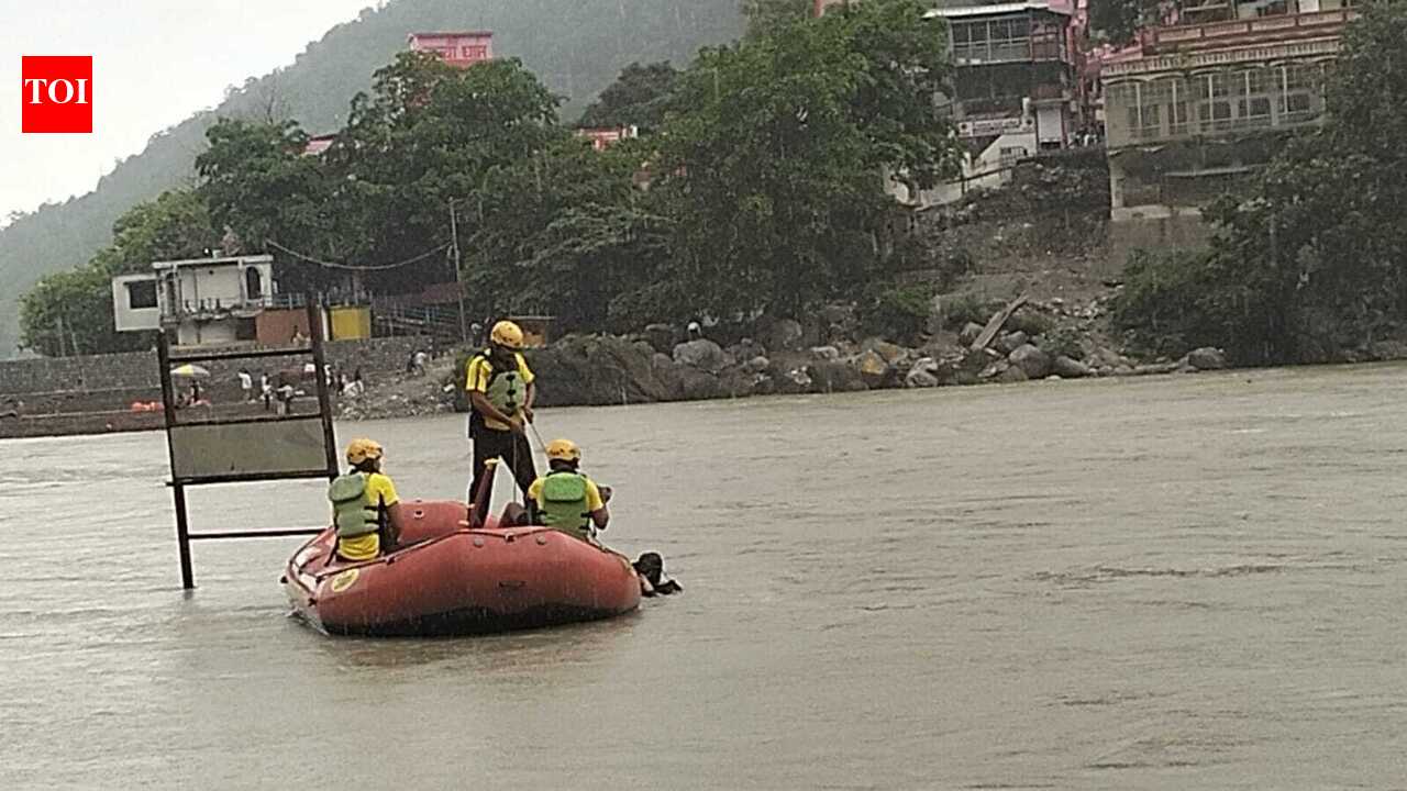 Man from Delhi swept away in Ganga in Rishikesh, search on
