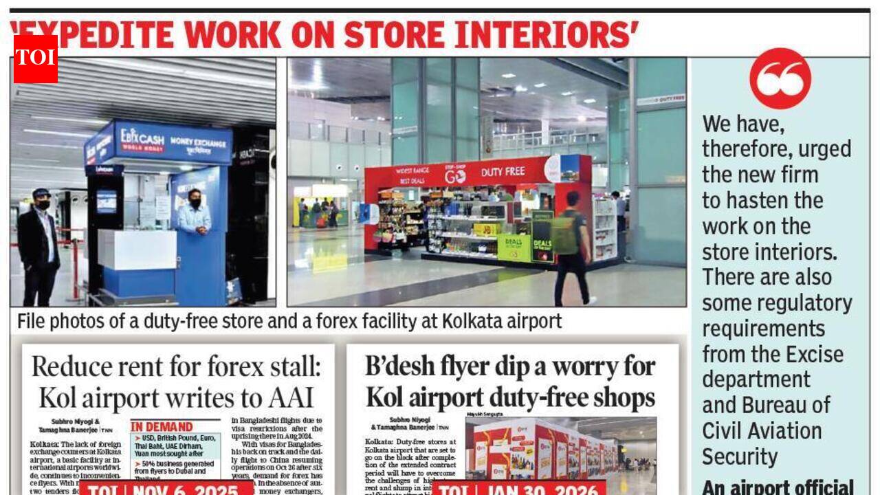 Kolkata Airport Hopes To Reopen Duty-Free Store, Forex Facility By Next Month