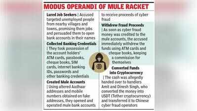 Lucknow Police bust cyber mule network; 3 held, ₹5 lakh frozen