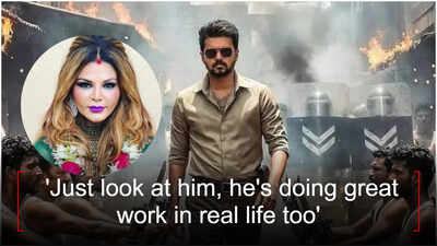 Rakhi Sawant hails 'Jana Nayagan' star Thalapathy Vijay; ' CM aur PM Vijay jaisa ho, Jo film mein karte hai woh real life men bhi kar rahe hai'