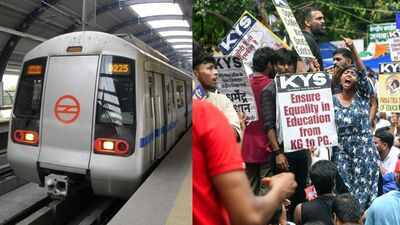 CJP protest: Delhi Metro shuts 17 stations for third day; see full list