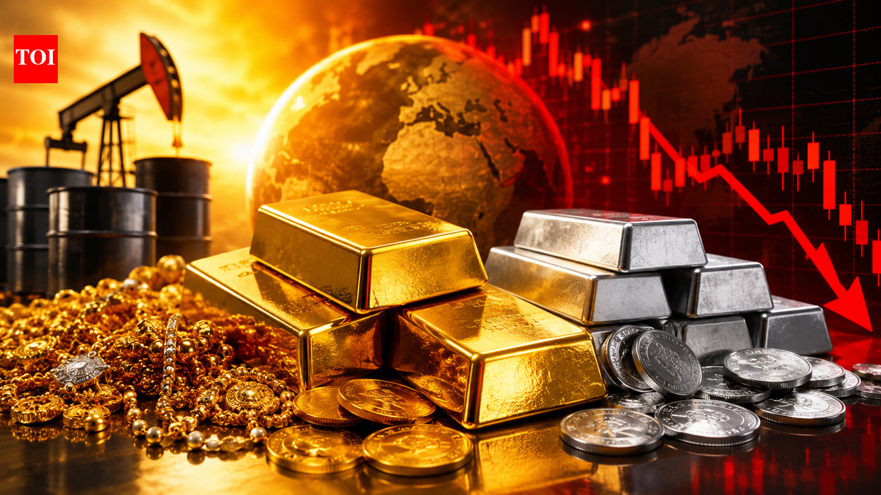 Bullion watch: Gold falls over 2%, silver drops nearly 4% as crude prices soar to $100