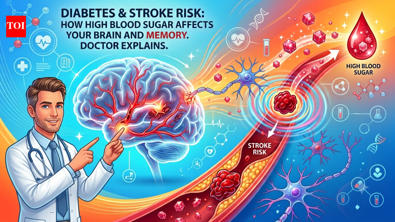 Diabetes and stroke risk: How high blood sugar can affect your brain and memory, doctor explains