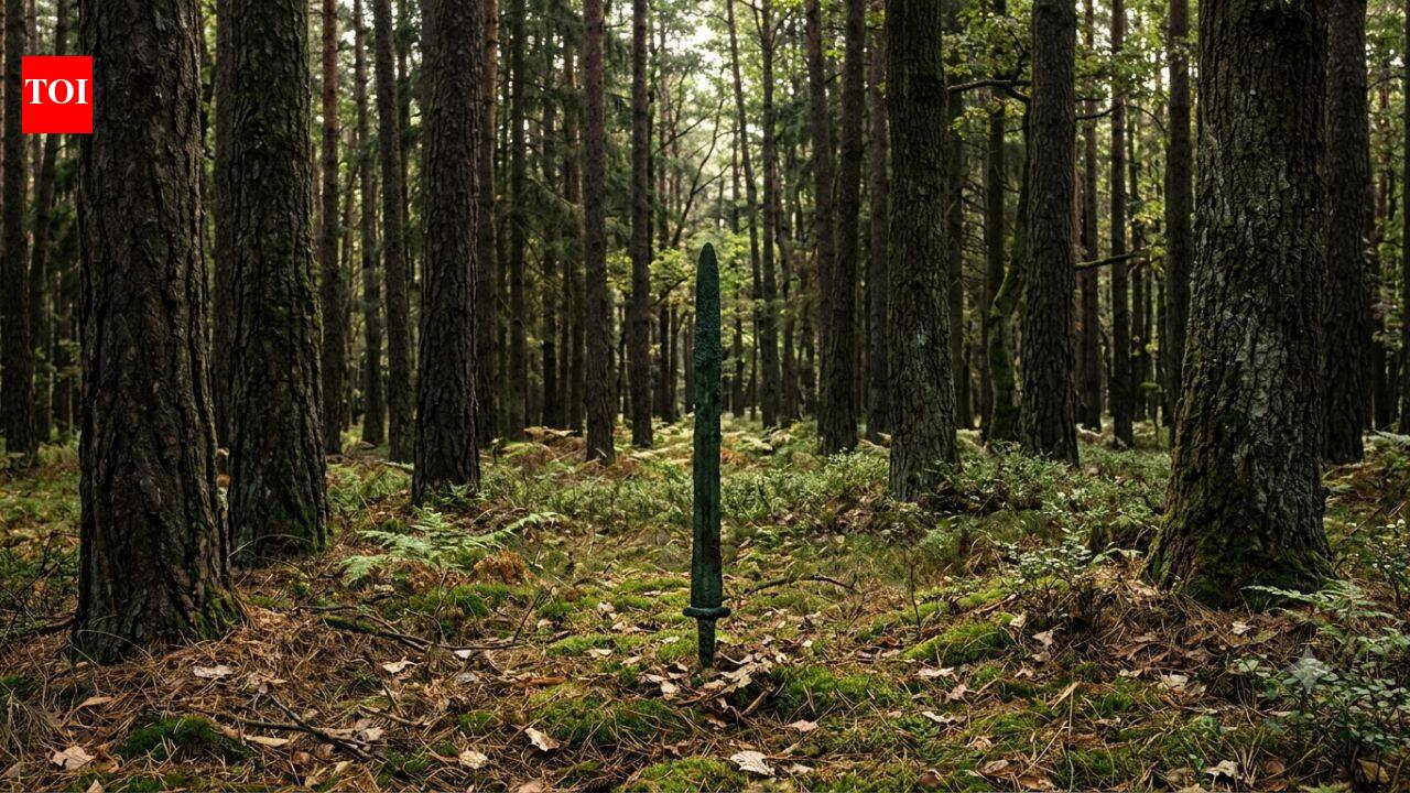 2,700-year-old sword found standing upright in a Polish forest may reveal a forgotten Bronze Age ritual
