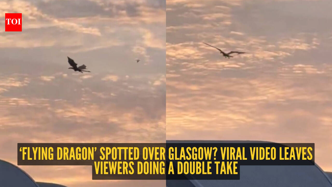 A giant dragon appeared over Glasgow at 5.45am, what happened next had everyone talking