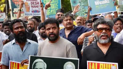 Pa Ranjith, Vetri Maaran, Andrea Jeremiah join Chennai protest backing students; question CM Vijay over silence
