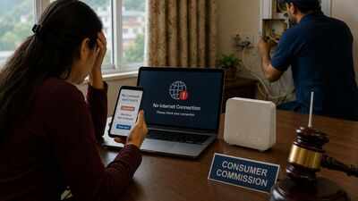 Consumer court pulls up internet provider over repeated outages, awards Rs 10,000 to customer