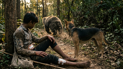 Pet dog comes to teen's rescue as bear mauls him in MP forest; 16-year-old gets 30 stitches