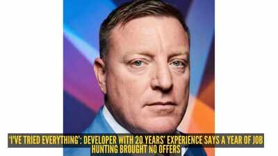 ‘There are days when I feel like giving up’: Software developer with 20 years’ experience says he's been jobless for a year