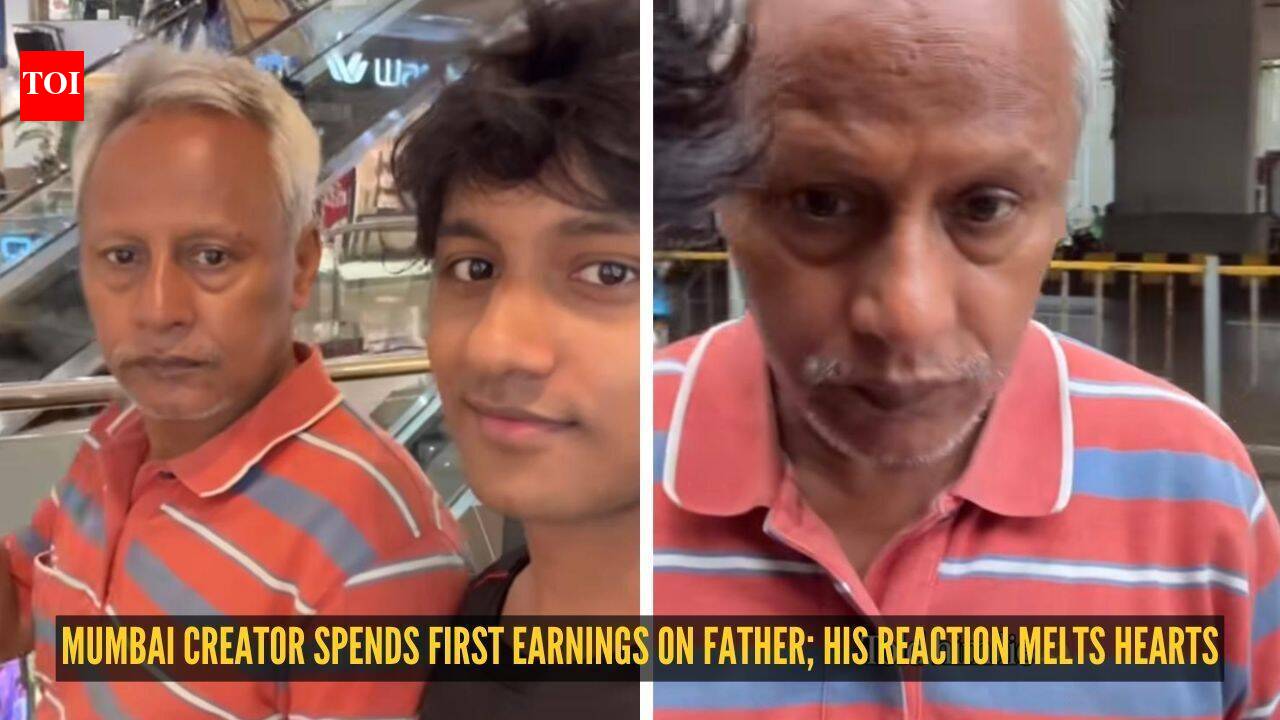 ‘Dad, you're priceless’: Mumbai creator spends first earnings on father; his reaction melts hearts