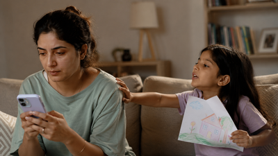 Parents, your phone may be hurting your child more than you think, says new study