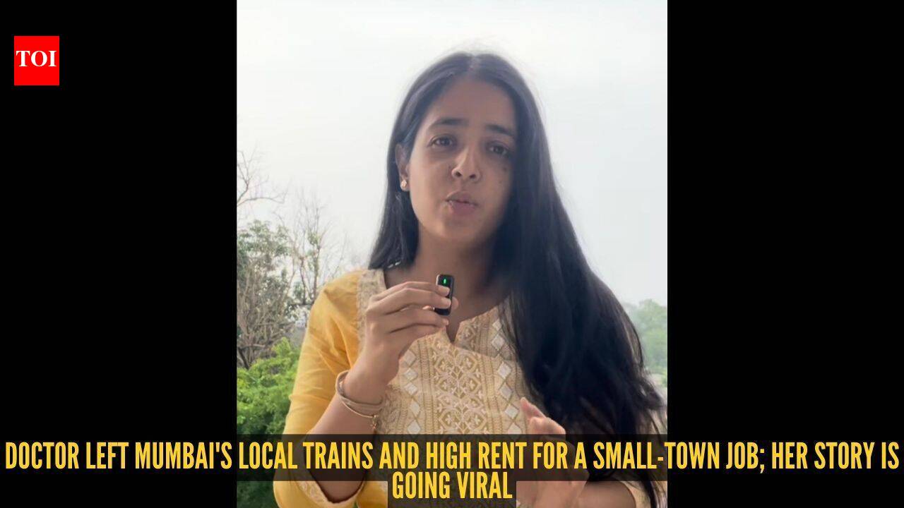 शहर से प्यार के बावजूद डॉक्टर ने छोड़ा मुंबई; उसने छोटे शहर में नौकरी क्यों चुनी, यह ऑनलाइन चर्चा का विषय बना हुआ है
