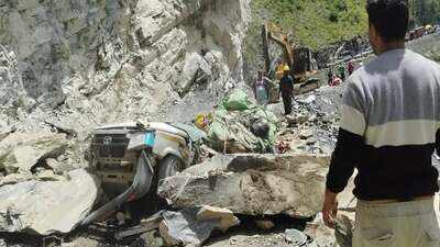 Himachal Pradesh: At least 13 feared dead after taxi crushed by boulders in Lahaul-Spiti