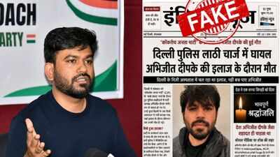'He is fit, healthy and safe': Delhi Police debunks fake newspaper clipping claiming CJP founder Abhijeet Dipke's death