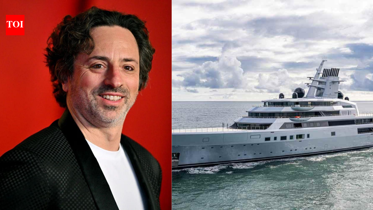 Google co-founder Sergey Brin turned his $450 million superyacht into a floating headquarters with an entire deck dedicated to work