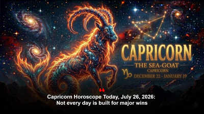 Capricorn Horoscope Today, July 26, 2026: Not every day is built for major wins
